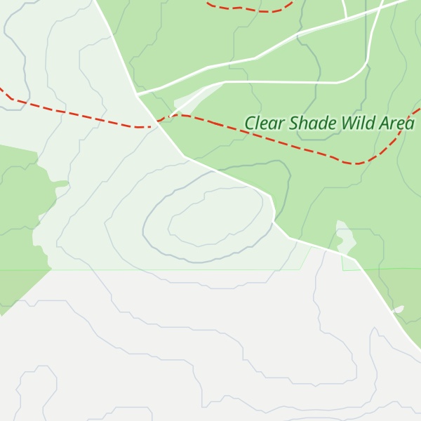 Map of Brier Knob