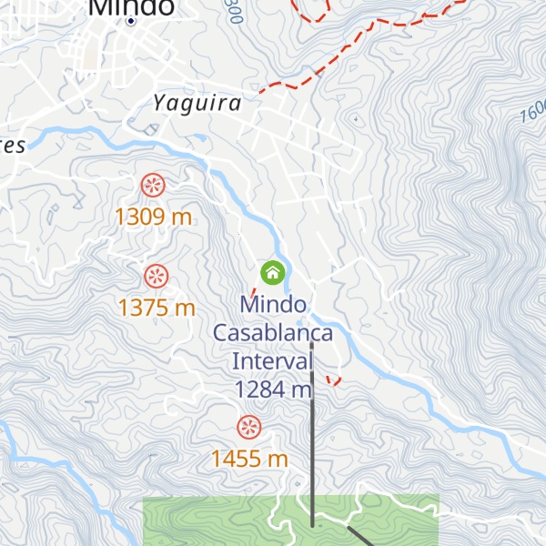 Map of Mindo Casablanca Interval