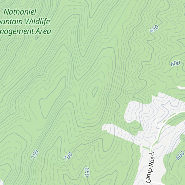 Map of Piney Mountain