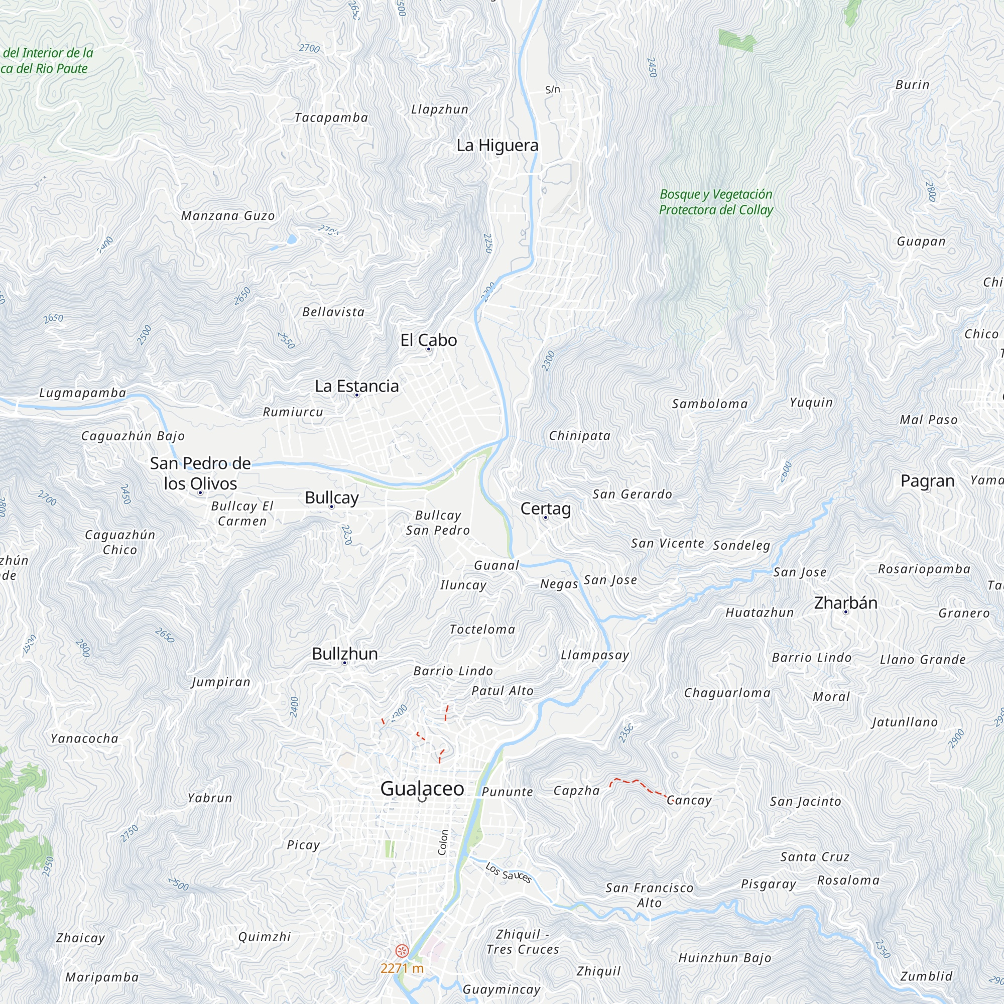 Rancho San Rafael map