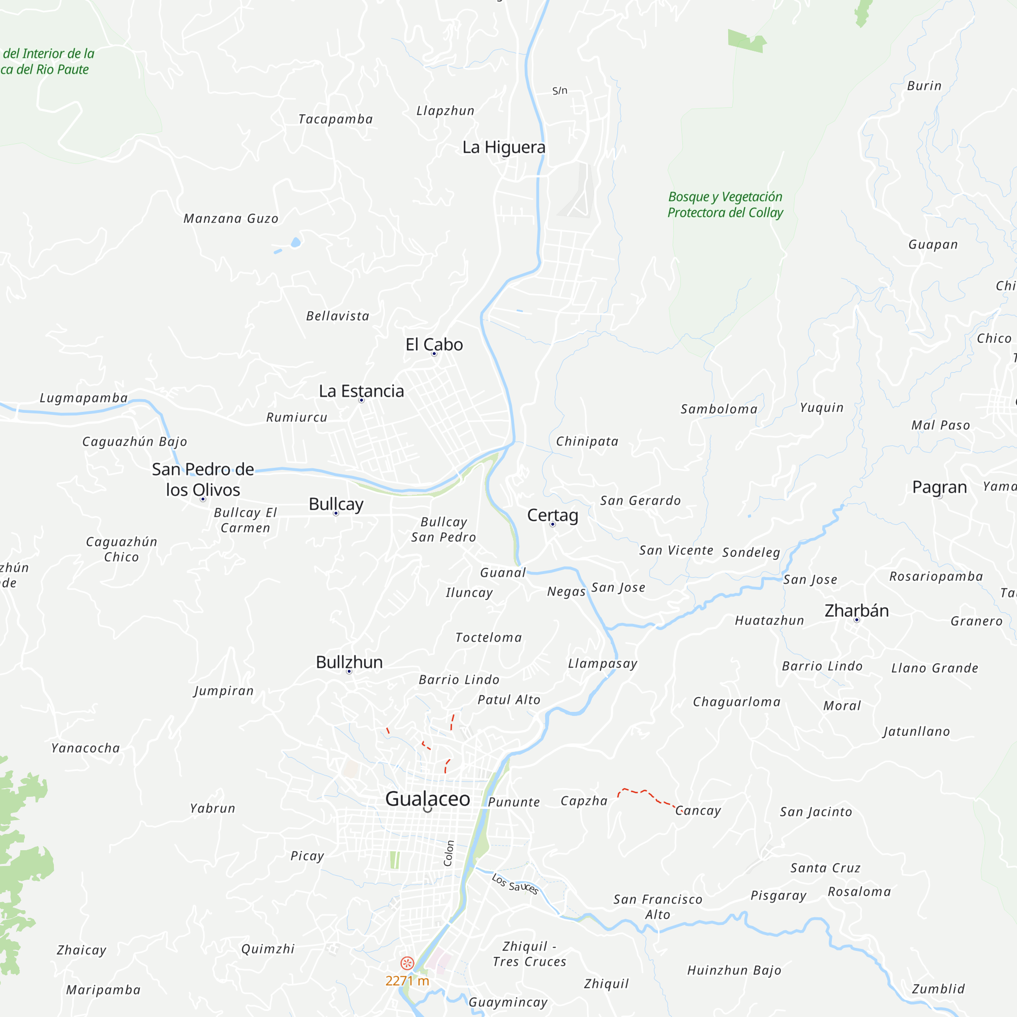 Rancho San Rafael map