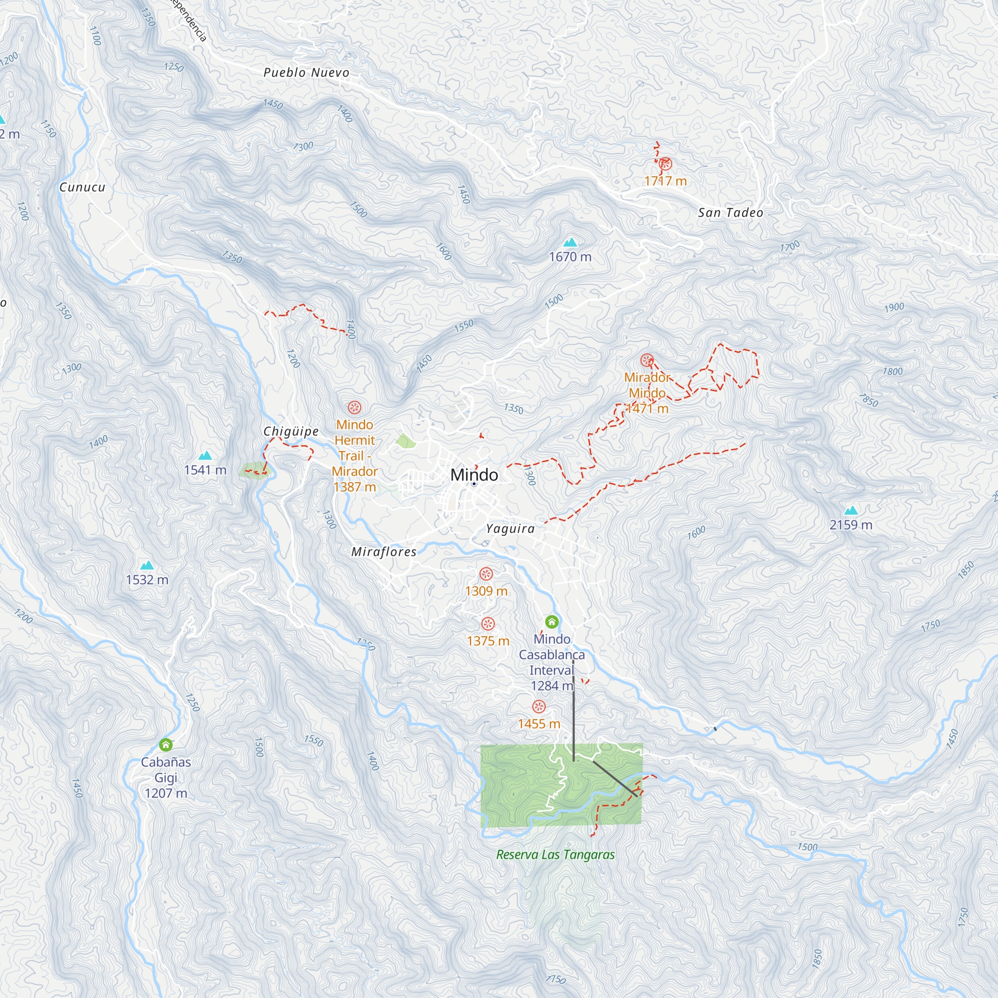 Cabañas Guayabales del Lago map