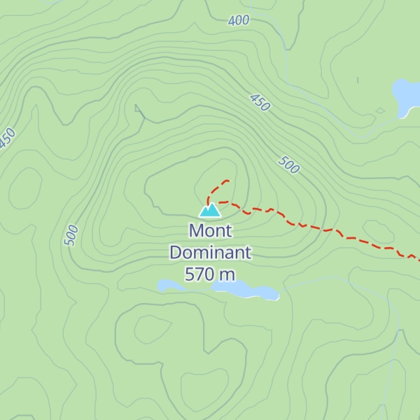 Map of Mont Dominant
