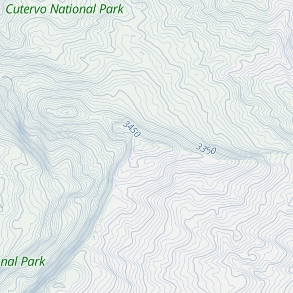 Map of Cerro Tarros