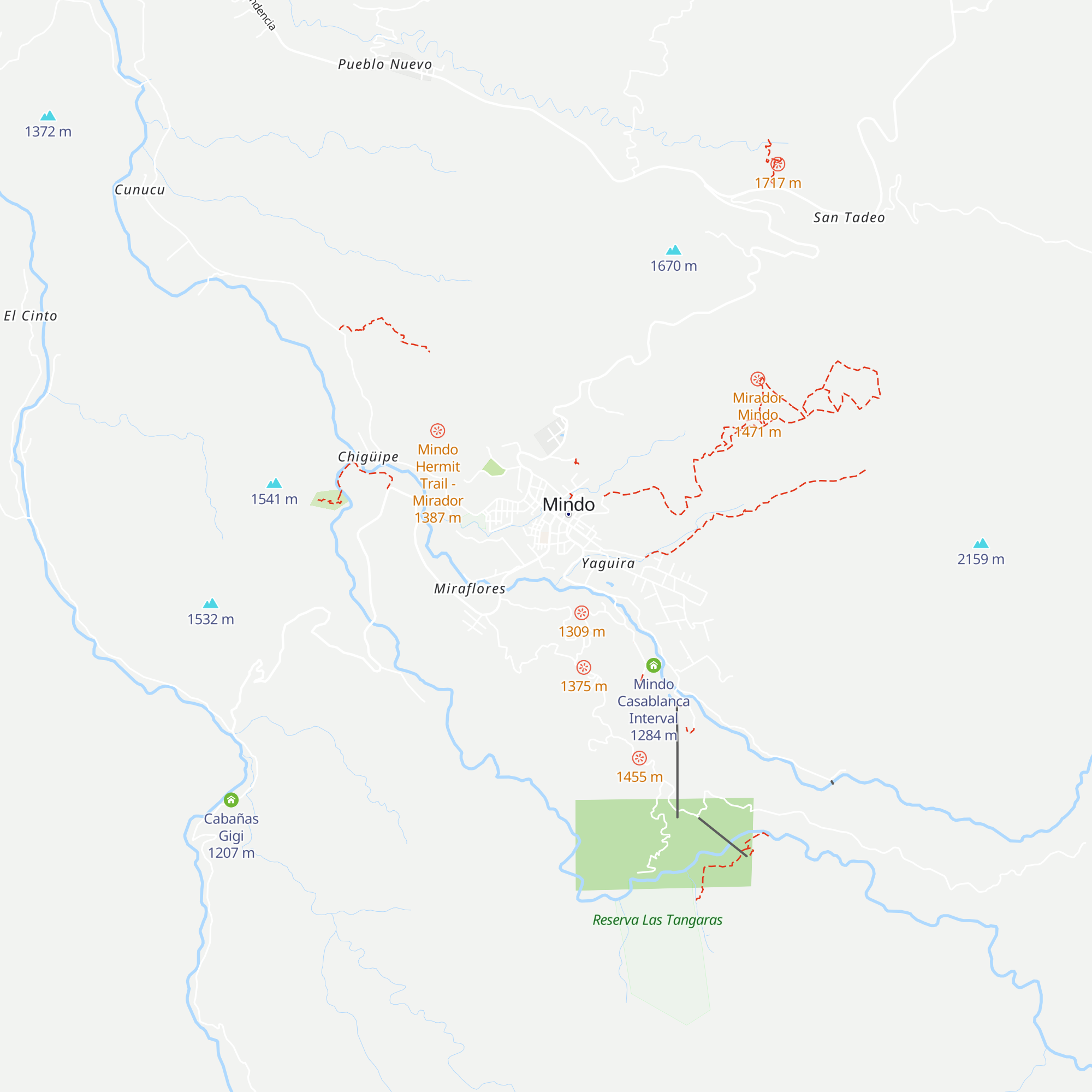Cabañas Armonía y Jardín de Orquídeas map