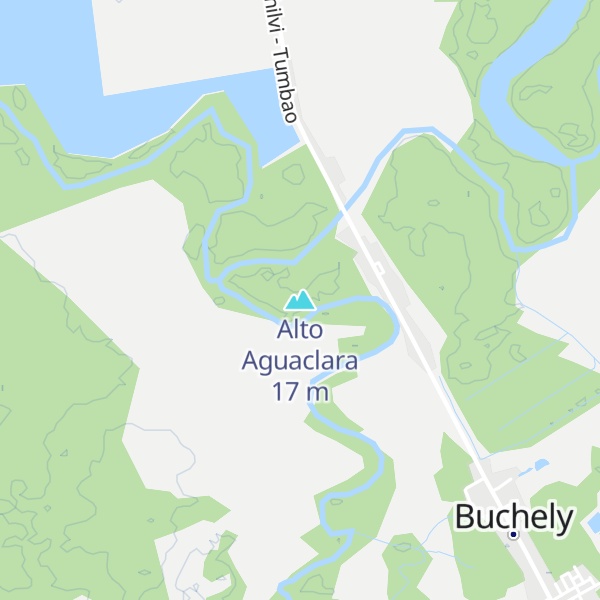 Map of Alto Aguaclara