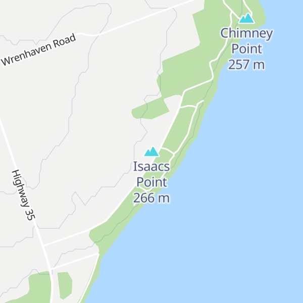 Map of Isaacs Point