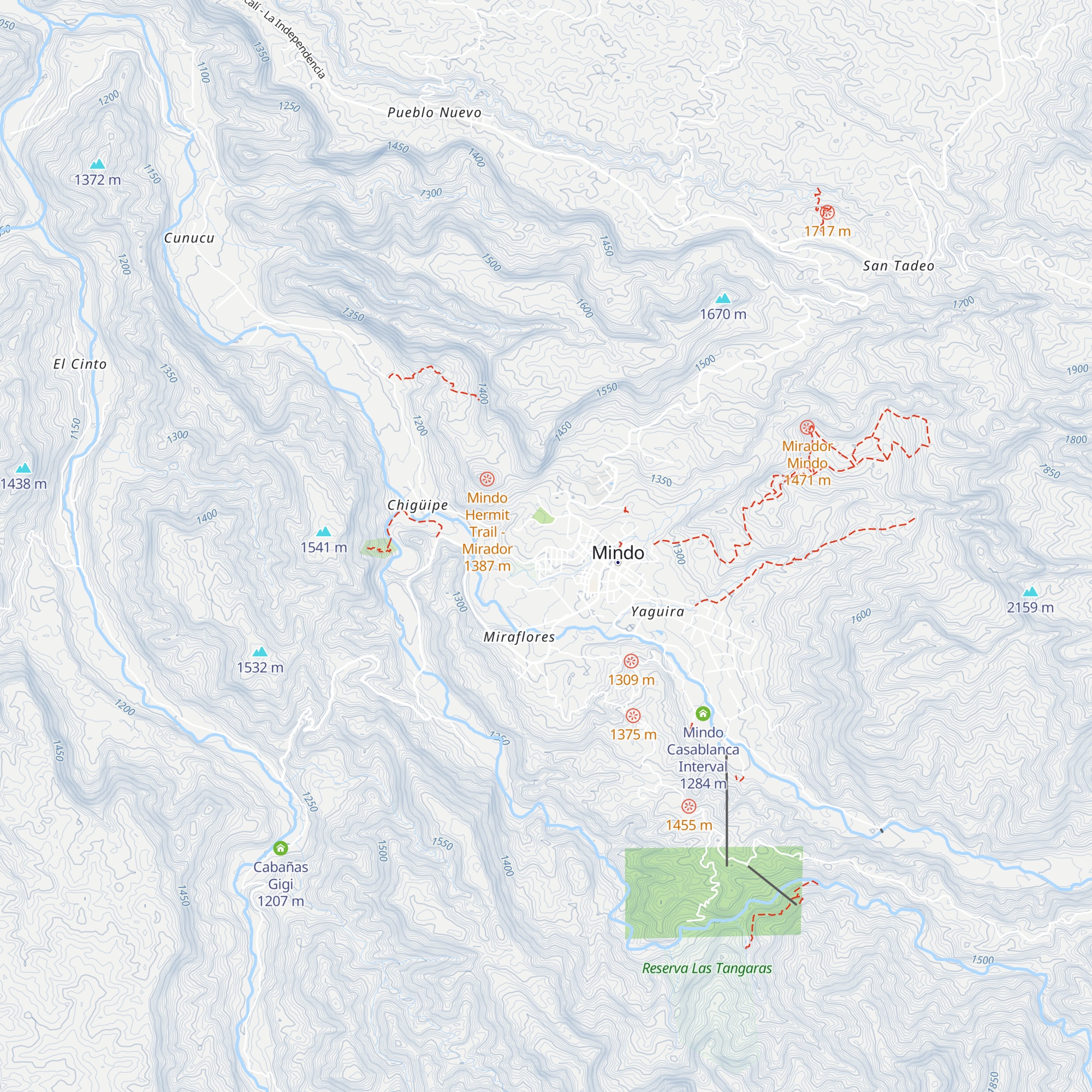 Cabañas Las Luciernagas map