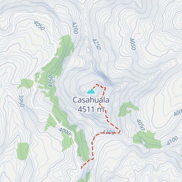 Map of Casahuala