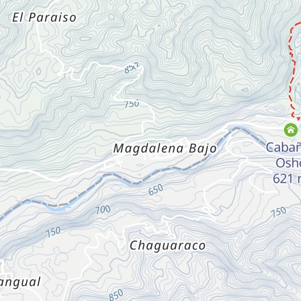 Map of Cabañas hormiga