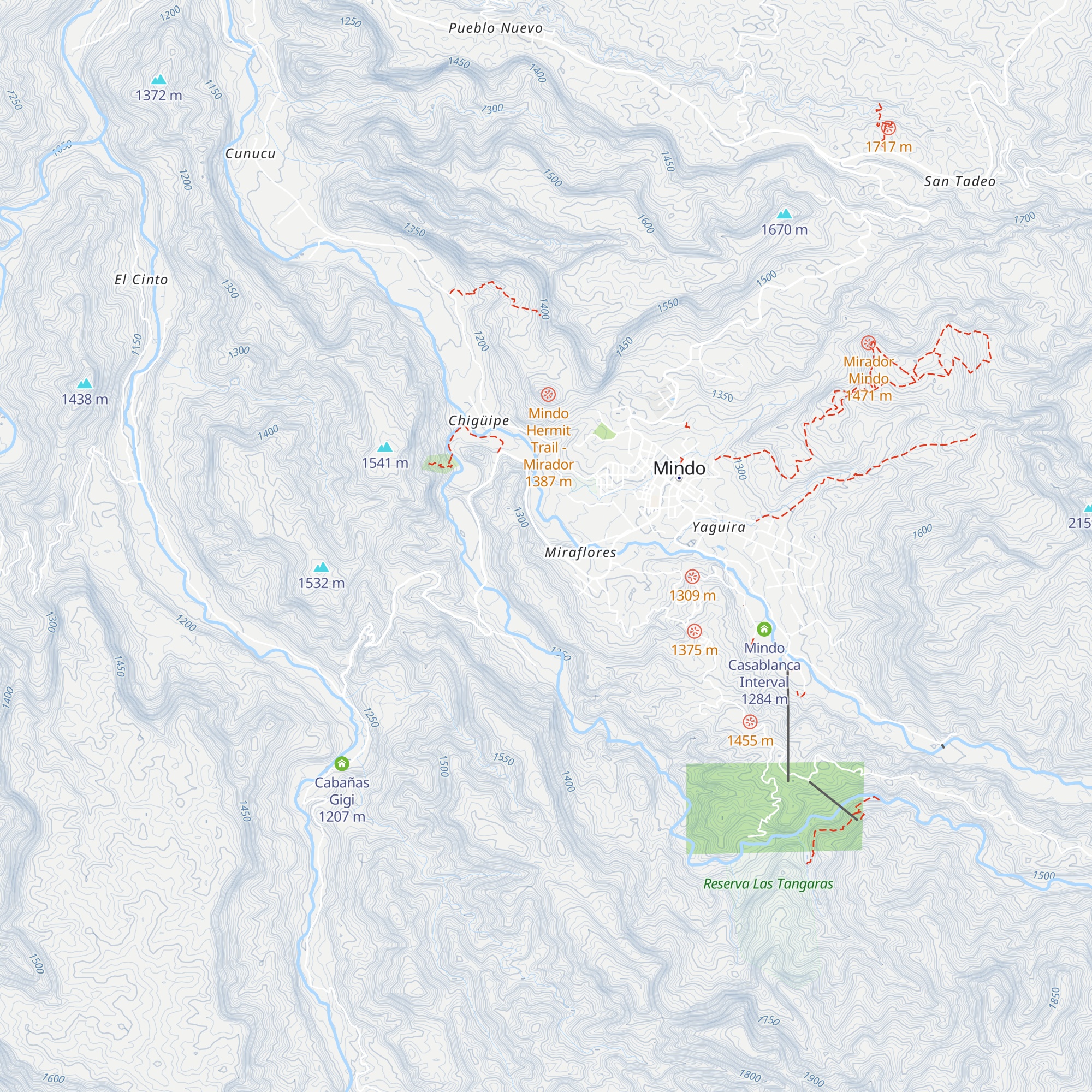 Cabañas el Kade map
