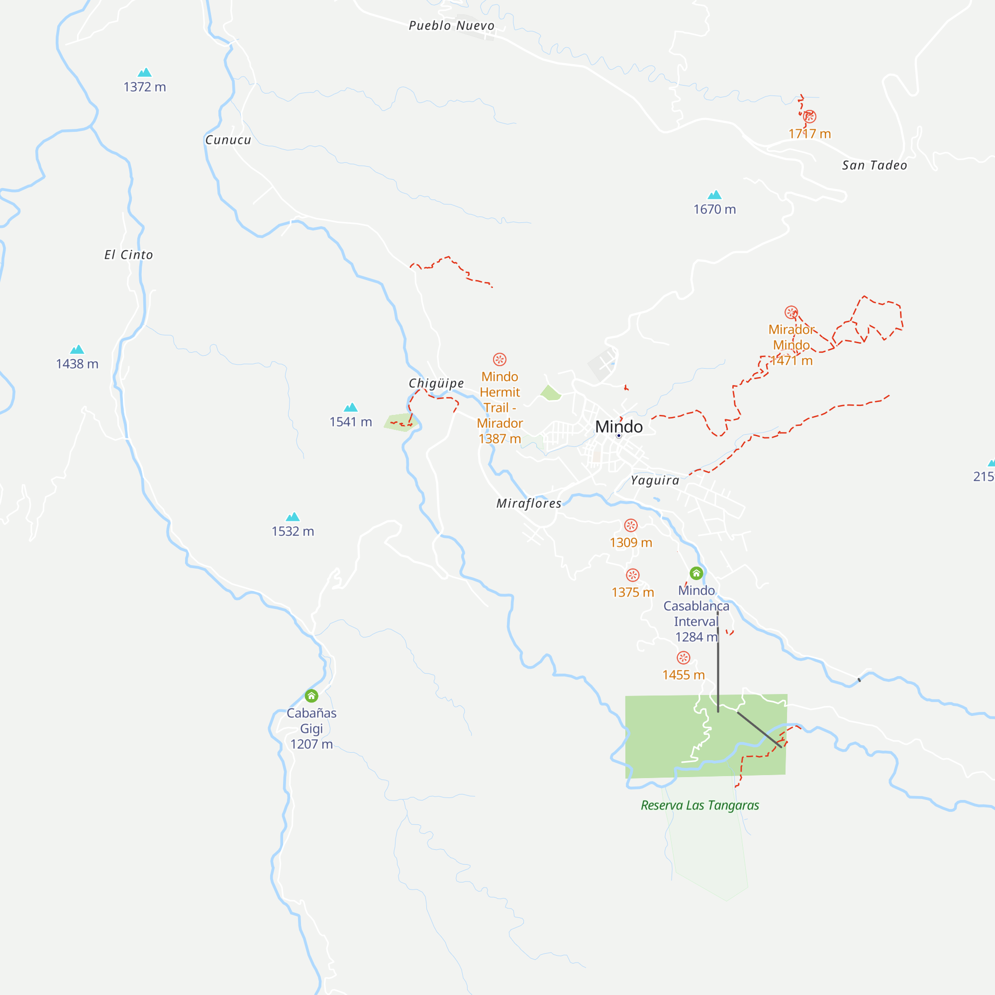 Cabañas el Kade map