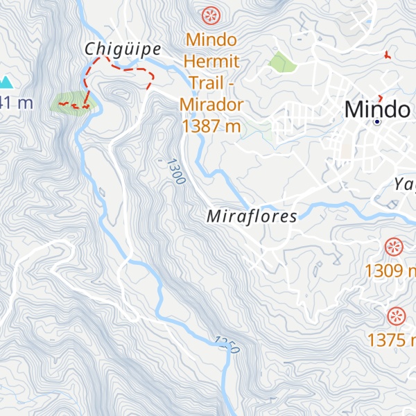 Map of Cabañas el Kade