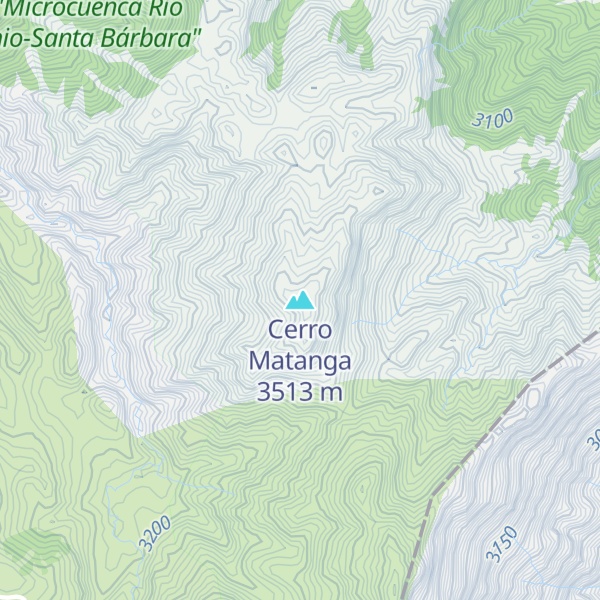 Map of Cerro Matanga