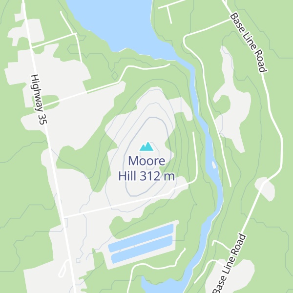 Map of Moore Hill
