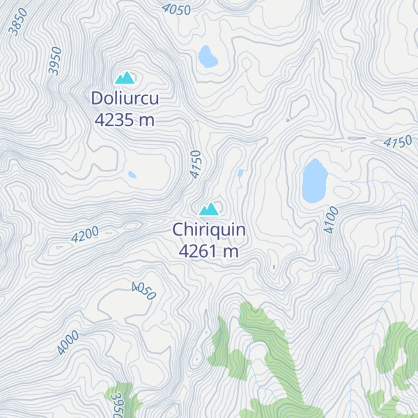 Map of Chiriquin