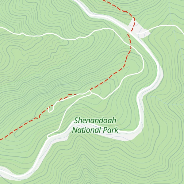 Map of Bear Den Mountain