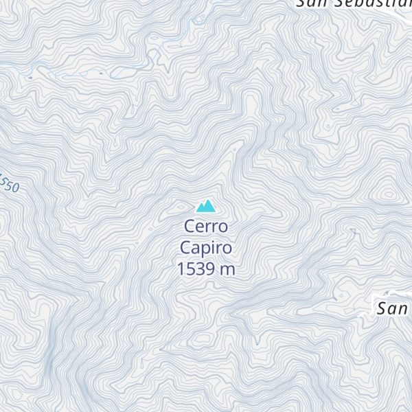 Map of Cerro Capiro