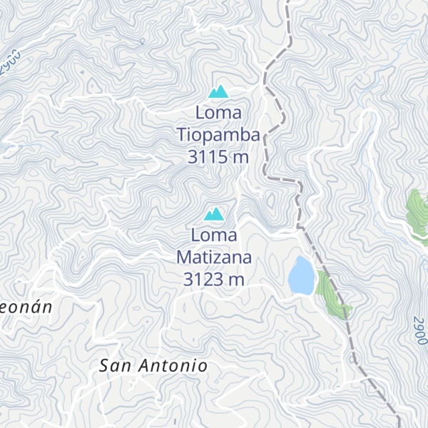 Map of Loma Matizana