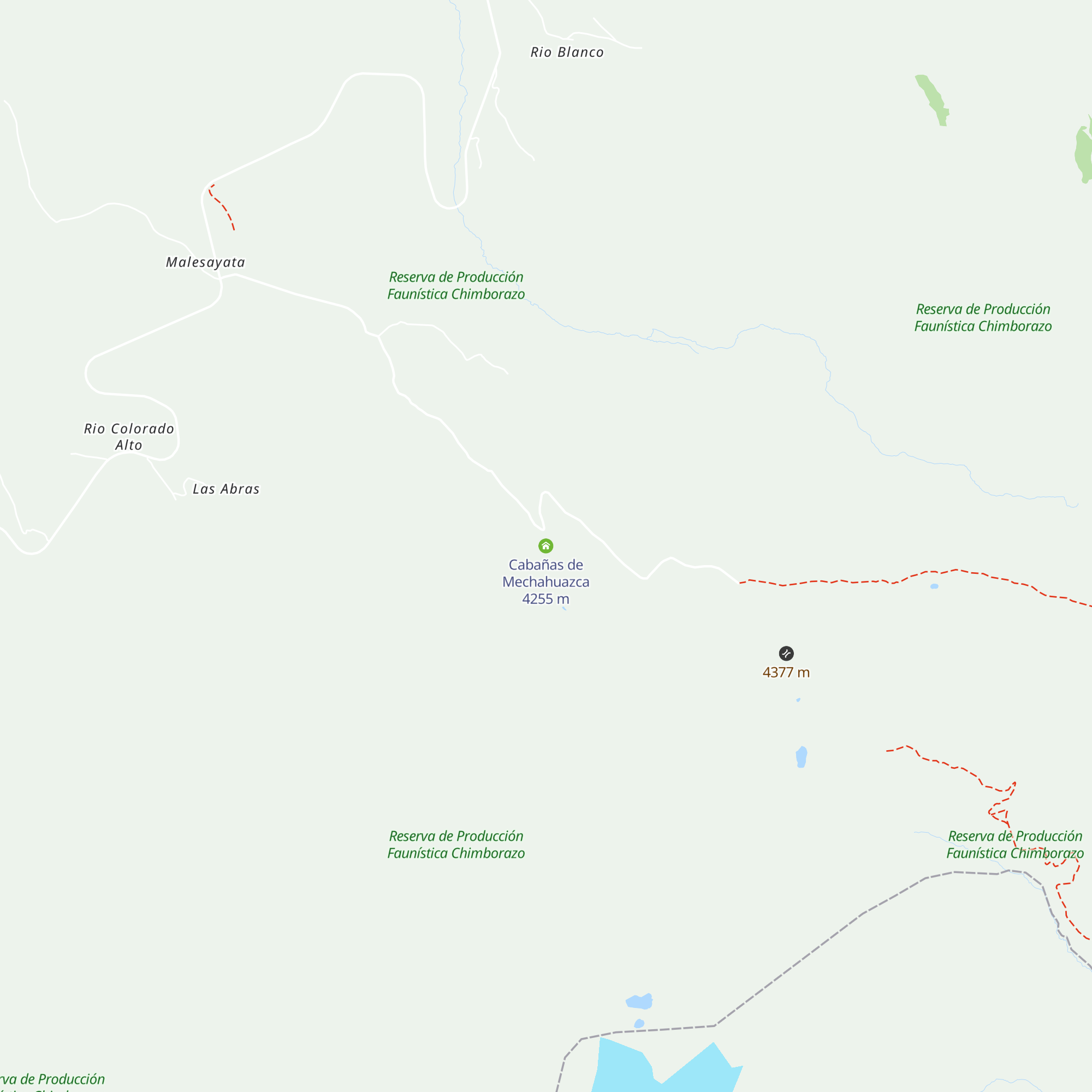 Cabañas de Mechahuazca map