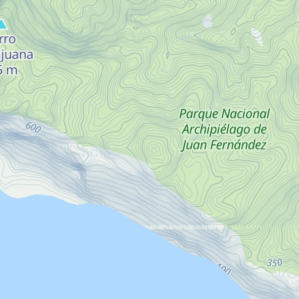 Map of Cerro La Piña