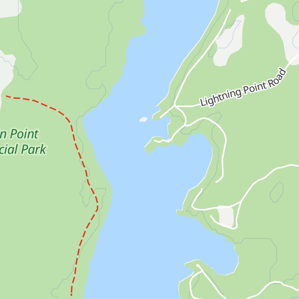 Map of Lightning Point