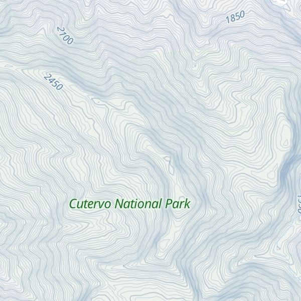 Map of Cerro Chamusco