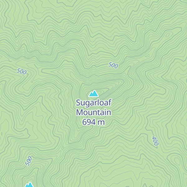 Map of Sugarloaf Mountain