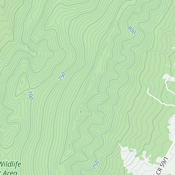 Map of Cove Mountain
