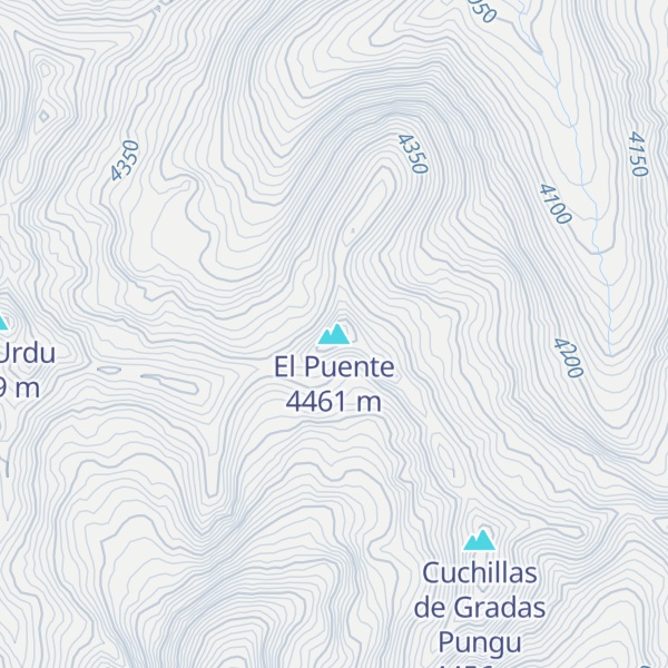 Map of El Puente