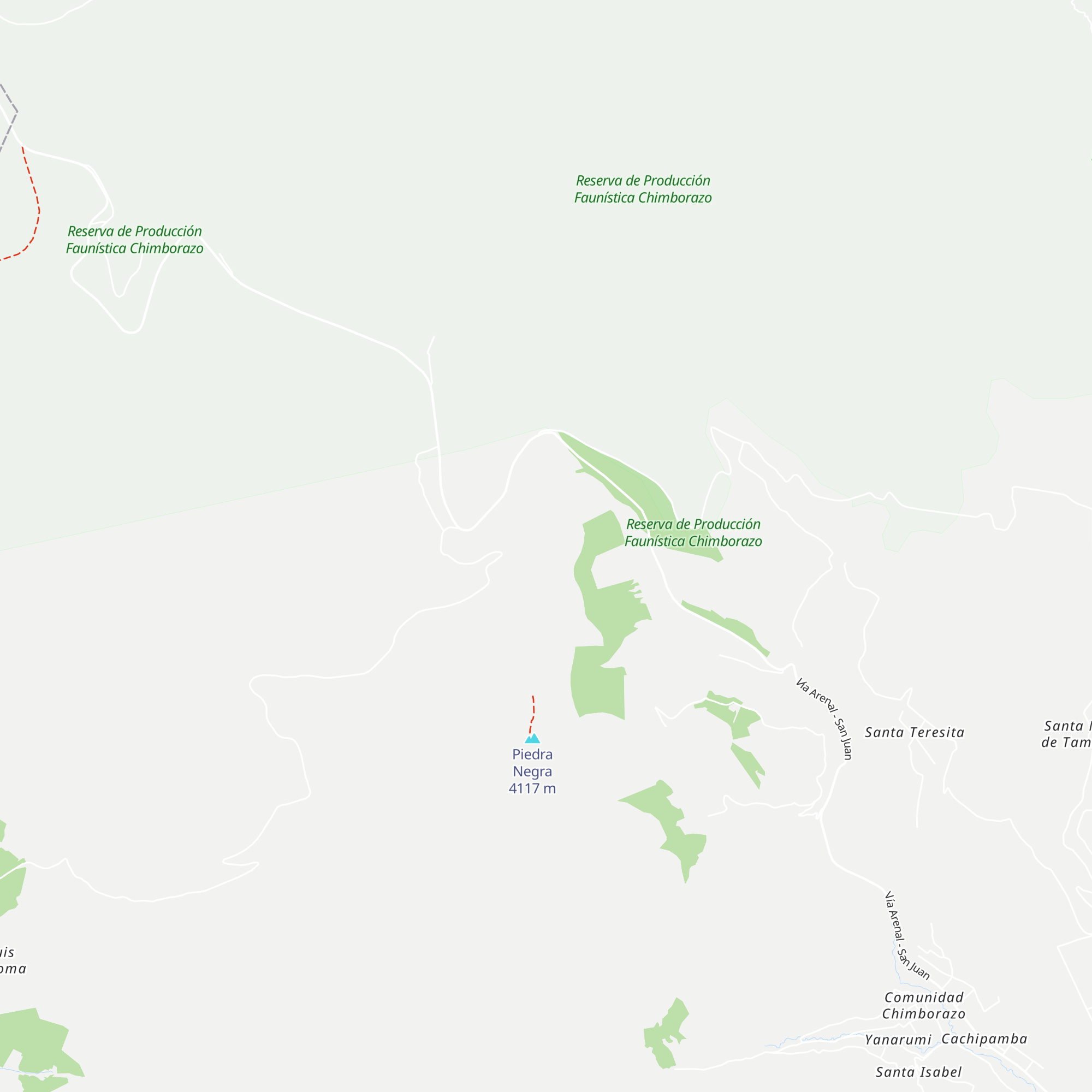 Cabaña Peña Brava map
