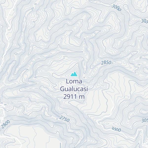 Map of Loma Gualucasi