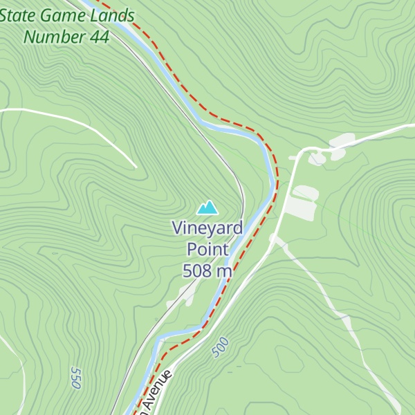 Map of Vineyard Point
