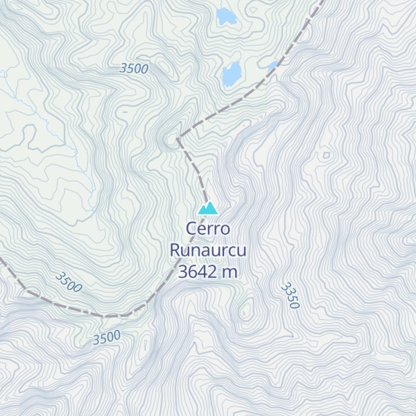 Map of Cerro Runaurcu