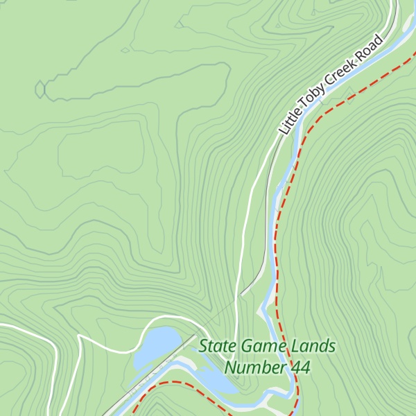 Map of Elk Lick Bluff