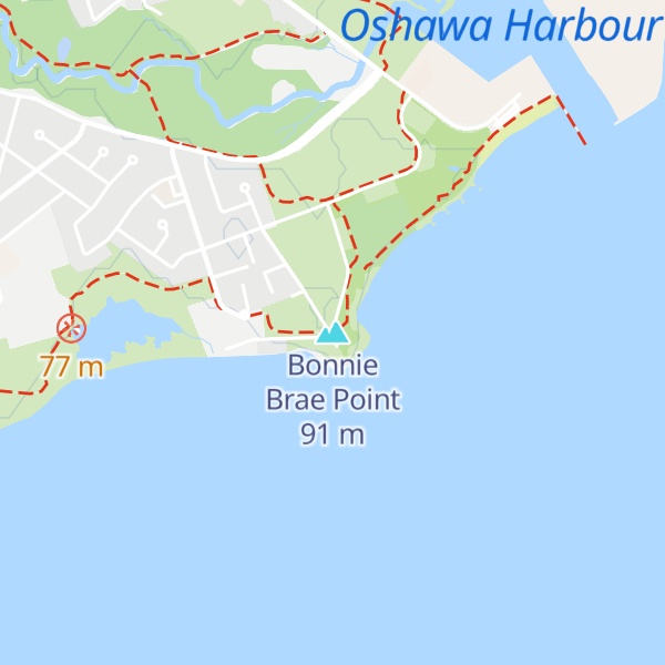 Map of Bonnie Brae Point