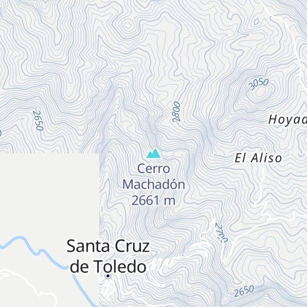 Map of Cerro Machadón