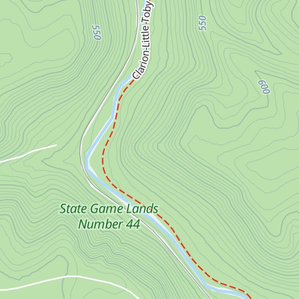 Map of Blue Rock