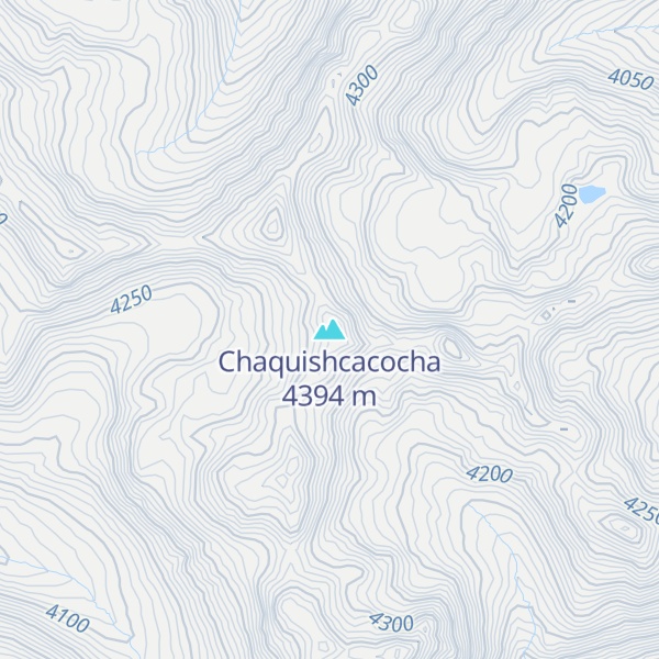 Map of Chaquishcacocha