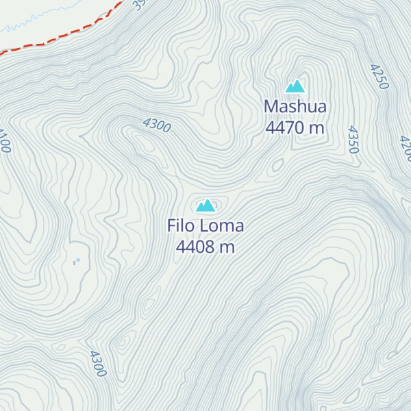 Map of Filo Loma