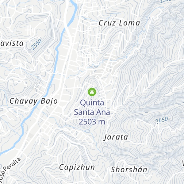 Map of Quinta Santa Ana