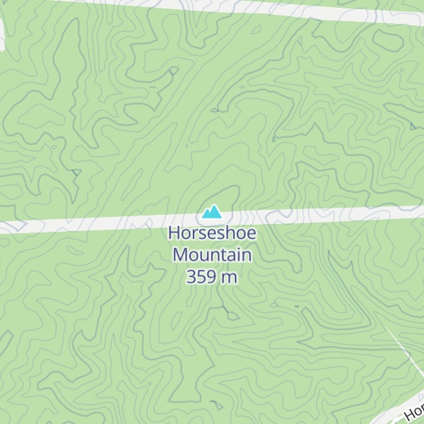 Map of Horseshoe Mountain