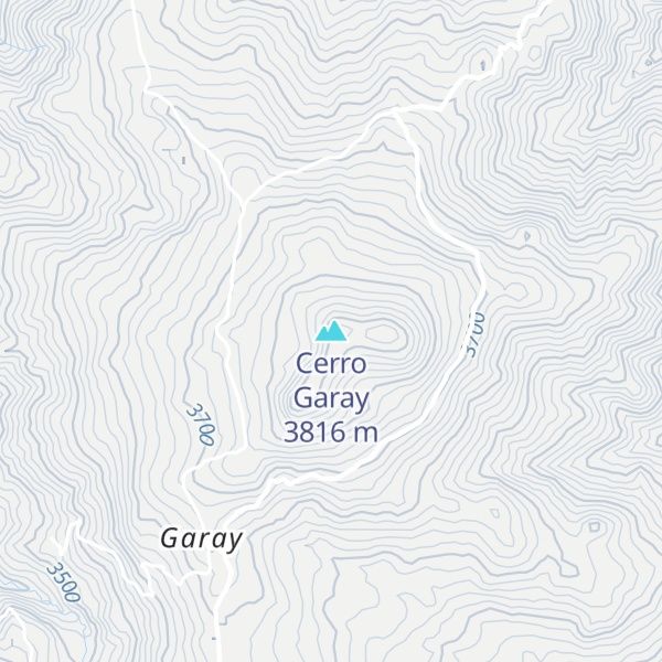 Map of Cerro Garay
