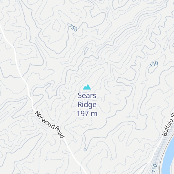Map of Sears Ridge