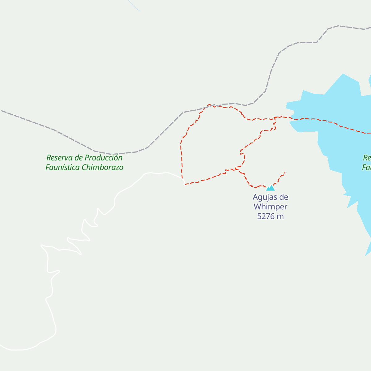Refugio Carrel map
