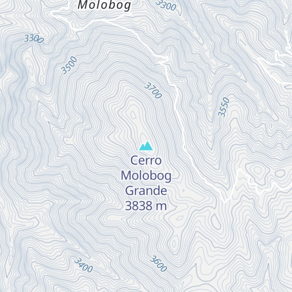 Map of Cerro Molobog Grande