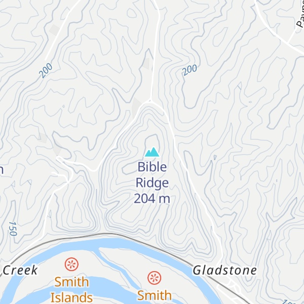 Map of Bible Ridge