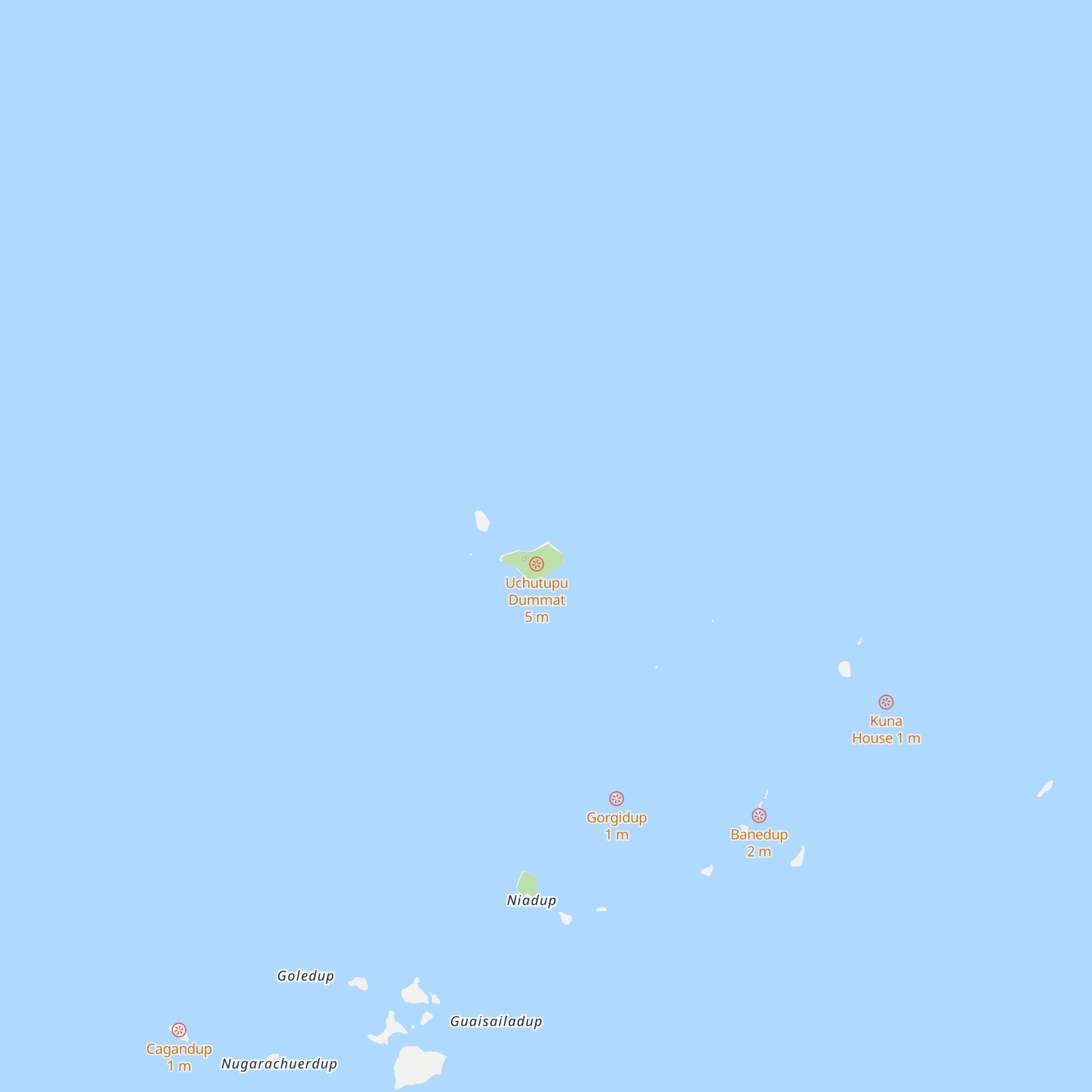 Cabañas Wissubbi map