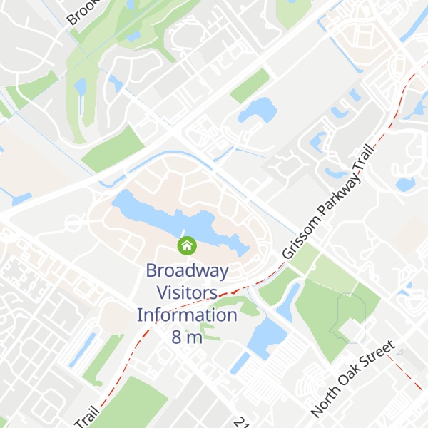 Map of Broadway Visitor Information