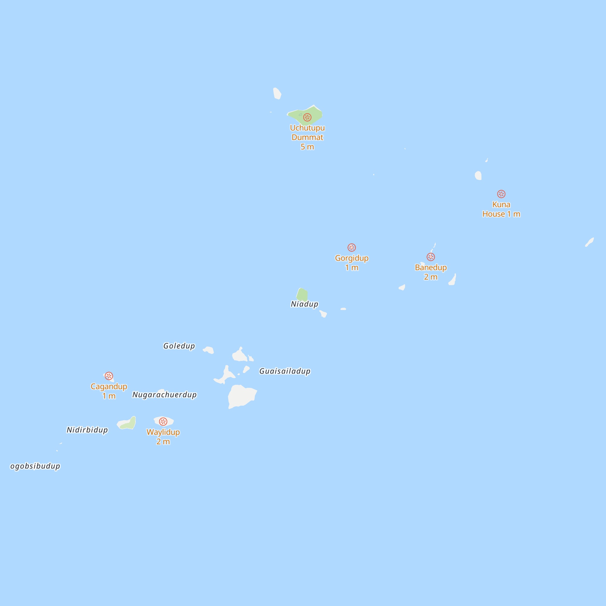 Cabaña Niadub map